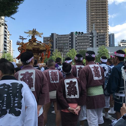 北新宿-鎧神社-お神輿-お祭り